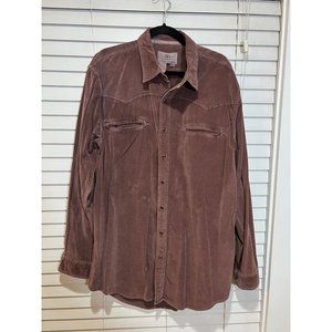 The Territory Ahead Western Pearl Snap Button Up -‎ Size XLT